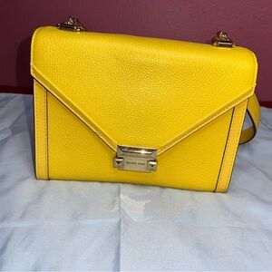 Michael Kors Vibrant Yellow Crossbody Bag